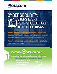 Cybersecurity: 3 Steps Every PSAP Should Take to Reduce Risks